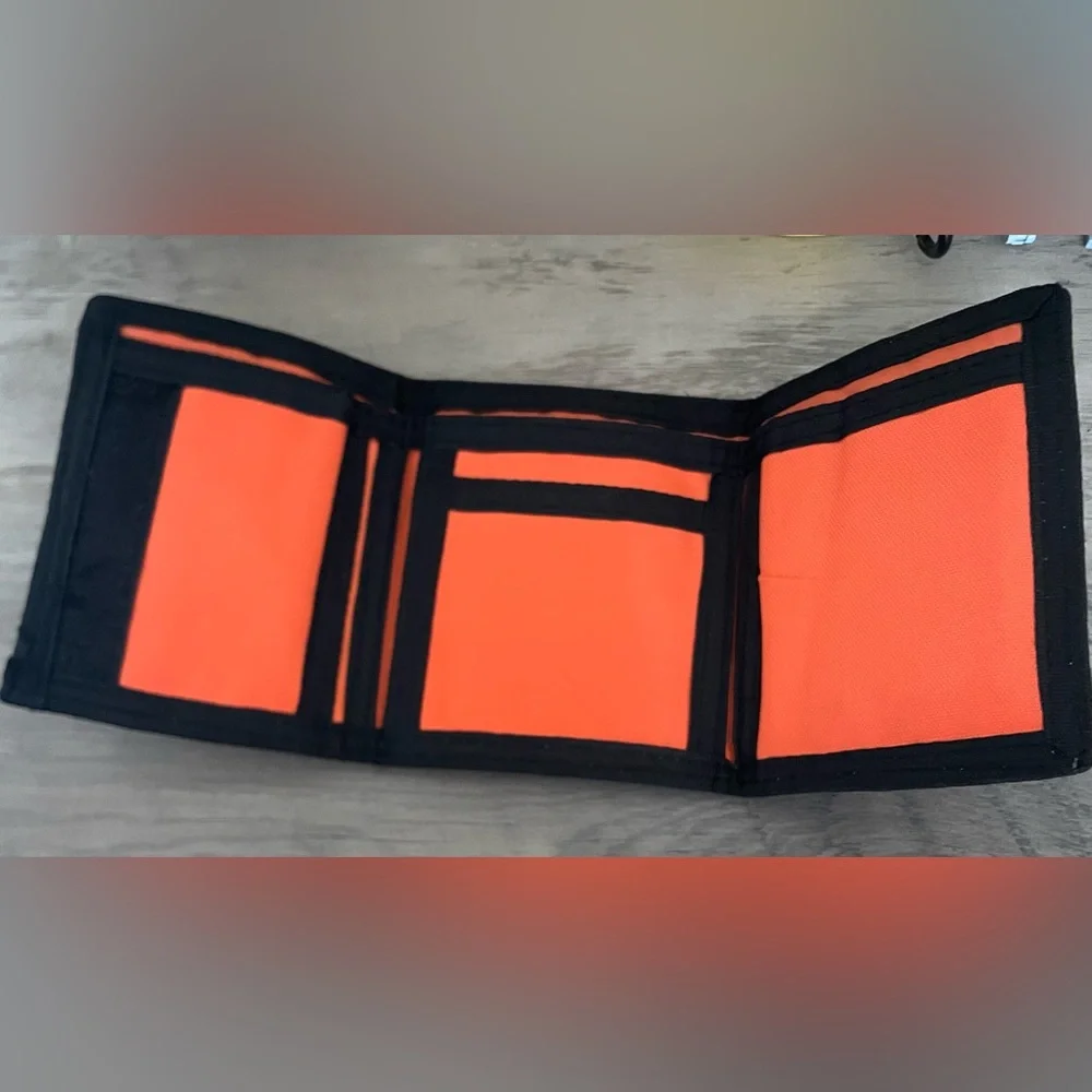 Black and orange men’s wallet